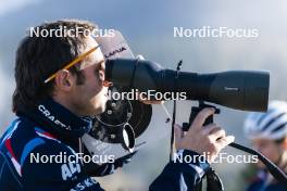 21.10.2024, Lavaze, Italy (ITA): Patrick Oberegger (ITA) - Biathlon summer training, Lavaze (ITA). www.nordicfocus.com. © Vanzetta/NordicFocus. Every downloaded picture is fee-liable.