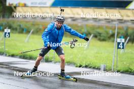 26.08.2024, Martell, Italy (ITA): Elia Zeni (ITA) - Biathlon summer training, Martell (ITA). www.nordicfocus.com. © Vanzetta/NordicFocus. Every downloaded picture is fee-liable.