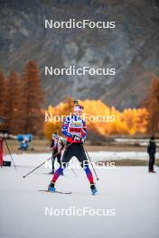 07.11.2024, Bessans, France (FRA): Damien Levet (FRA) - Biathlon summer training, Bessans (FRA). www.nordicfocus.com. © Authamayou/NordicFocus. Every downloaded picture is fee-liable.