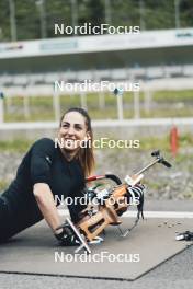 19.05.2024, Forni Avoltri, Italy (ITA): Lisa Vittozzi (ITA) - Biathlon summer training, Forni Avoltri (ITA). www.nordicfocus.com. © Del Fabbro/NordicFocus. Every downloaded picture is fee-liable.