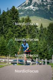 31.07.2024, Lavaze, Italy (ITA): Hannes Kuppelwieser (AUT) - Biathlon summer training, Lavaze (ITA). www.nordicfocus.com. © Barbieri/NordicFocus. Every downloaded picture is fee-liable.