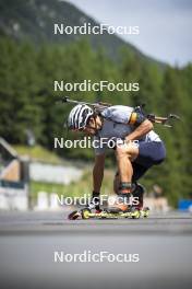 26.08.2024, Martell, Italy (ITA): Tommaso Giacomel (ITA) - Biathlon summer training, Martell (ITA). www.nordicfocus.com. © Vanzetta/NordicFocus. Every downloaded picture is fee-liable.