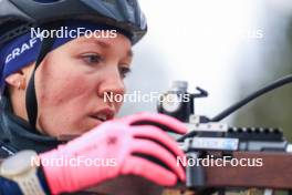 11.10.2024, Ramsau am Dachstein, Austria (AUT): Oceane Michelon (FRA) - Biathlon summer training, Dachsteinglacier, Ramsau am Dachstein (AUT). www.nordicfocus.com. © Manzoni/NordicFocus. Every downloaded picture is fee-liable.