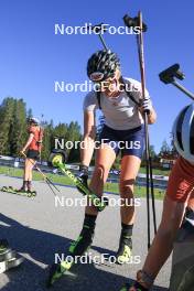 06.08.2024, Lenzerheide, Switzerland (SUI): Lisa Theresa Hauser (AUT) - Biathlon summer training, Lenzerheide (SUI). www.nordicfocus.com. © Manzoni/NordicFocus. Every downloaded picture is fee-liable.