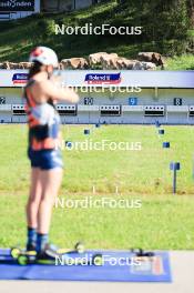 15.07.2024, Lenzerheide, Switzerland (SUI): Deedra Irwin (USA) - Biathlon summer training, Lenzerheide (SUI). www.nordicfocus.com. © Manzoni/NordicFocus. Every downloaded picture is fee-liable.