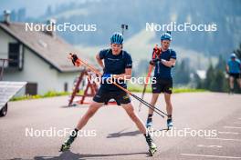 06.06.2024, Lavaze, Italy (ITA): Martin Ponsiluoma (SWE) - Biathlon summer training, Lavaze (ITA). www.nordicfocus.com. © Barbieri/NordicFocus. Every downloaded picture is fee-liable.