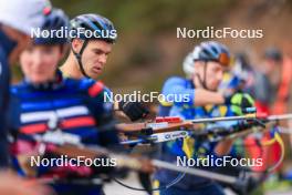 11.10.2024, Ramsau am Dachstein, Austria (AUT): Denys Nasyko (UKR) - Biathlon summer training, Dachsteinglacier, Ramsau am Dachstein (AUT). www.nordicfocus.com. © Manzoni/NordicFocus. Every downloaded picture is fee-liable.