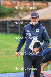 04.09.2024, Lenzerheide, Switzerland (SUI): Siegfried Mazet (FRA) coach team Norway - Biathlon summer training, Lenzerheide (SUI). www.nordicfocus.com. © Manzoni/NordicFocus. Every downloaded picture is fee-liable.