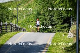 17.07.2024, Martell, Italy (ITA): Lisa Vittozzi (ITA) - Biathlon summer training, Martell (ITA). www.nordicfocus.com. © Barbieri/NordicFocus. Every downloaded picture is fee-liable.