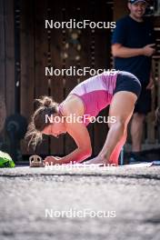 04.08.2024, Lavaze, Italy (ITA): Dunja Zdouc (AUT) - Biathlon summer training, Lavaze (ITA). www.nordicfocus.com. © Barbieri/NordicFocus. Every downloaded picture is fee-liable.