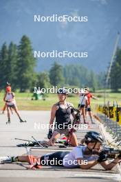 28.08.2024, Bessans, France (FRA): Lou Jeanmonnot (FRA) - Biathlon summer training, Bessans (FRA). www.nordicfocus.com. © Authamayou/NordicFocus. Every downloaded picture is fee-liable.