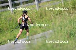 18.07.2024, Lenzerheide, Switzerland (SUI): Grace Castonguay (USA) - Biathlon summer training, Lenzerheide (SUI). www.nordicfocus.com. © Manzoni/NordicFocus. Every downloaded picture is fee-liable.