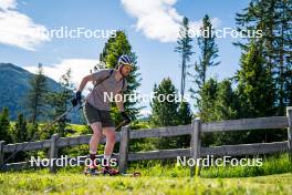 27.06.2024, Lavaze, Italy (ITA): Sivert Guttorm Bakken (NOR) - Biathlon summer training, Lavaze (ITA). www.nordicfocus.com. © Barbieri/NordicFocus. Every downloaded picture is fee-liable.