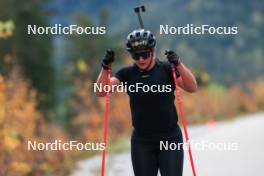 11.10.2024, Ramsau am Dachstein, Austria (AUT): Julia Simon (FRA) - Biathlon summer training, Dachsteinglacier, Ramsau am Dachstein (AUT). www.nordicfocus.com. © Manzoni/NordicFocus. Every downloaded picture is fee-liable.