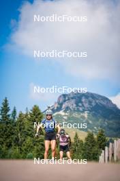 06.08.2024, Lavaze, Italy (ITA): Anna Andexer (AUT) - Biathlon summer training, Lavaze (ITA). www.nordicfocus.com. © Barbieri/NordicFocus. Every downloaded picture is fee-liable.