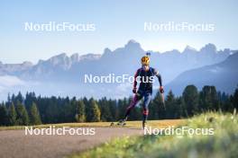 22.10.2024, Lavaze, Italy (ITA): Johannes Thingnes Boe (NOR) - Biathlon summer training, Lavaze (ITA). www.nordicfocus.com. © Vanzetta/NordicFocus. Every downloaded picture is fee-liable.