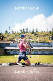 06.08.2024, Lavaze, Italy (ITA): Anna Gandler (AUT) - Biathlon summer training, Lavaze (ITA). www.nordicfocus.com. © Barbieri/NordicFocus. Every downloaded picture is fee-liable.