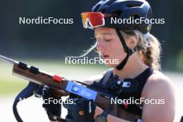 18.07.2024, Lenzerheide, Switzerland (SUI): Grace Castonguay (USA) - Biathlon summer training, Lenzerheide (SUI). www.nordicfocus.com. © Manzoni/NordicFocus. Every downloaded picture is fee-liable.