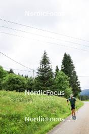 02.07.2024, Premanon, France (FRA): Eric Perrot (FRA) - Biathlon summer training, Premanon (FRA). www.nordicfocus.com. © Manzoni/NordicFocus. Every downloaded picture is fee-liable.