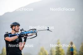 29.08.2024, Bessans, France (FRA): Emilien Jacquelin (FRA) - Biathlon summer training, Bessans (FRA). www.nordicfocus.com. © Authamayou/NordicFocus. Every downloaded picture is fee-liable.