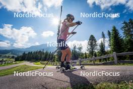 06.08.2024, Lavaze, Italy (ITA): Anna Gandler (AUT) - Biathlon summer training, Lavaze (ITA). www.nordicfocus.com. © Barbieri/NordicFocus. Every downloaded picture is fee-liable.