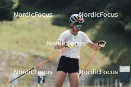 19.05.2024, Forni Avoltri, Italy (ITA): Lisa Vittozzi (ITA) - Biathlon summer training, Forni Avoltri (ITA). www.nordicfocus.com. © Del Fabbro/NordicFocus. Every downloaded picture is fee-liable.