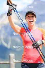 15.07.2024, Lenzerheide, Switzerland (SUI): Deedra Irwin (USA) - Biathlon summer training, Lenzerheide (SUI). www.nordicfocus.com. © Manzoni/NordicFocus. Every downloaded picture is fee-liable.