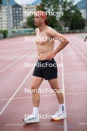 15.06.2024, Grenoble, France (FRA): Emilien Jacquelin (FRA) - Biathlon summer training, Grenoble (FRA). www.nordicfocus.com. © Joly/NordicFocus. Every downloaded picture is fee-liable.