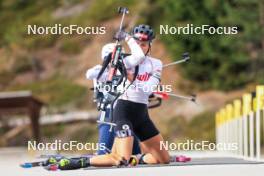 11.10.2024, Ramsau am Dachstein, Austria (AUT): Maria Remenova (SVK) - Biathlon summer training, Dachsteinglacier, Ramsau am Dachstein (AUT). www.nordicfocus.com. © Manzoni/NordicFocus. Every downloaded picture is fee-liable.