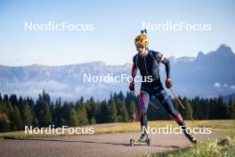 22.10.2024, Lavaze, Italy (ITA): Johannes Thingnes Boe (NOR) - Biathlon summer training, Lavaze (ITA). www.nordicfocus.com. © Vanzetta/NordicFocus. Every downloaded picture is fee-liable.