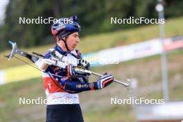 15.09.2024, Lenzerheide, Switzerland (SUI): Quentin Fillon Maillet (FRA) - Sommer Nordic Event 2024, Sommer Biathlon Cup, Lenzerheide (SUI). www.nordicfocus.com. © Manzoni/NordicFocus. Every downloaded picture is fee-liable.