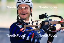 03.07.2024, Premanon, France (FRA): Emilien Jacquelin (FRA) - Biathlon summer training, Premanon (FRA). www.nordicfocus.com. © Manzoni/NordicFocus. Every downloaded picture is fee-liable.