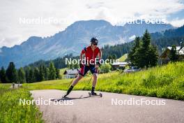 27.06.2024, Lavaze, Italy (ITA): Johannes Dale-Skjevdal (NOR) - Biathlon summer training, Lavaze (ITA). www.nordicfocus.com. © Barbieri/NordicFocus. Every downloaded picture is fee-liable.