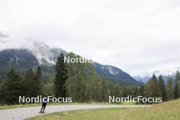 16.09.2024, Lenzerheide, Switzerland (SUI): Julia Simon (FRA) - Biathlon summer training, Lenzerheide (SUI). www.nordicfocus.com. © Manzoni/NordicFocus. Every downloaded picture is fee-liable.