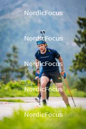 15.06.2024, Lavaze, Italy (ITA): Martin Ponsiluoma (SWE) - Biathlon summer training, Lavaze (ITA). www.nordicfocus.com. © Barbieri/NordicFocus. Every downloaded picture is fee-liable.