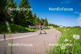 27.06.2024, Lavaze, Italy (ITA): Johannes Dale-Skjevdal (NOR) - Biathlon summer training, Lavaze (ITA). www.nordicfocus.com. © Barbieri/NordicFocus. Every downloaded picture is fee-liable.