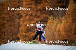 07.11.2024, Bessans, France (FRA): Fany Bertrand (FRA) - Biathlon summer training, Bessans (FRA). www.nordicfocus.com. © Authamayou/NordicFocus. Every downloaded picture is fee-liable.