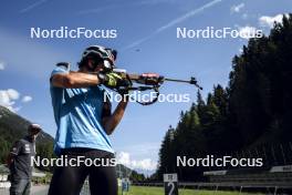 27.08.2024, Martell, Italy (ITA): Giacomel Tommaso (ITA) - Biathlon summer training, Martell (ITA). www.nordicfocus.com. © Vanzetta/NordicFocus. Every downloaded picture is fee-liable.