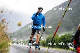 26.08.2024, Martell, Italy (ITA): Elia Zeni (ITA) - Biathlon summer training, Martell (ITA). www.nordicfocus.com. © Vanzetta/NordicFocus. Every downloaded picture is fee-liable.