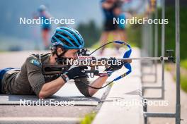 06.06.2024, Lavaze, Italy (ITA): Malte Stefansson (SWE) - Biathlon summer training, Lavaze (ITA). www.nordicfocus.com. © Barbieri/NordicFocus. Every downloaded picture is fee-liable.