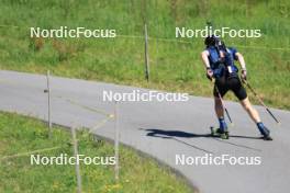 06.08.2024, Lenzerheide, Switzerland (SUI): Gion Stalder (SUI) - Biathlon summer training, Lenzerheide (SUI). www.nordicfocus.com. © Manzoni/NordicFocus. Every downloaded picture is fee-liable.