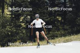 19.05.2024, Forni Avoltri, Italy (ITA): Lisa Vittozzi (ITA) - Biathlon summer training, Forni Avoltri (ITA). www.nordicfocus.com. © Del Fabbro/NordicFocus. Every downloaded picture is fee-liable.