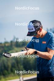 31.07.2024, Lavaze, Italy (ITA): Hannes Kuppelwieser (AUT) - Biathlon summer training, Lavaze (ITA). www.nordicfocus.com. © Barbieri/NordicFocus. Every downloaded picture is fee-liable.