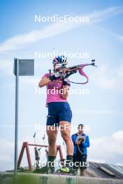 06.08.2024, Lavaze, Italy (ITA): Anna Gandler (AUT) - Biathlon summer training, Lavaze (ITA). www.nordicfocus.com. © Barbieri/NordicFocus. Every downloaded picture is fee-liable.