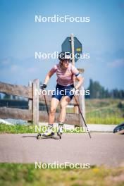 06.08.2024, Lavaze, Italy (ITA): Lara Wagner (AUT) - Biathlon summer training, Lavaze (ITA). www.nordicfocus.com. © Barbieri/NordicFocus. Every downloaded picture is fee-liable.