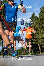 02.09.2024, Font-Romeu, France (FRA): Anton Ivarsson (SWE) - Biathlon summer training, Font-Romeu (FRA). www.nordicfocus.com. © Authamayou/NordicFocus. Every downloaded picture is fee-liable.