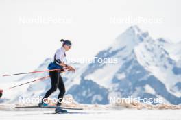 18.06.2024, Tignes, France (FRA): Julia Simon (FRA) - Biathlon summer training, Tignes (FRA). www.nordicfocus.com. © Authamayou/NordicFocus. Every downloaded picture is fee-liable.