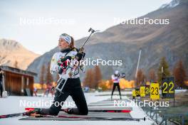 07.11.2024, Bessans, France (FRA): Chloé Chevalier (FRA) - Biathlon summer training, Bessans (FRA). www.nordicfocus.com. © Authamayou/NordicFocus. Every downloaded picture is fee-liable.