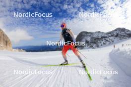 14.10.2024, Ramsau am Dachstein, Austria (AUT): Lena Haecki-Gross (SUI) - Biathlon summer training, Dachsteinglacier, Ramsau am Dachstein (AUT). www.nordicfocus.com. © Manzoni/NordicFocus. Every downloaded picture is fee-liable.