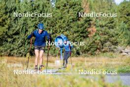 05.09.2024, Font-Romeu, France (FRA): Anton Ivarsson (SWE) - Biathlon summer training, Font-Romeu (FRA). www.nordicfocus.com. © Authamayou/NordicFocus. Every downloaded picture is fee-liable.